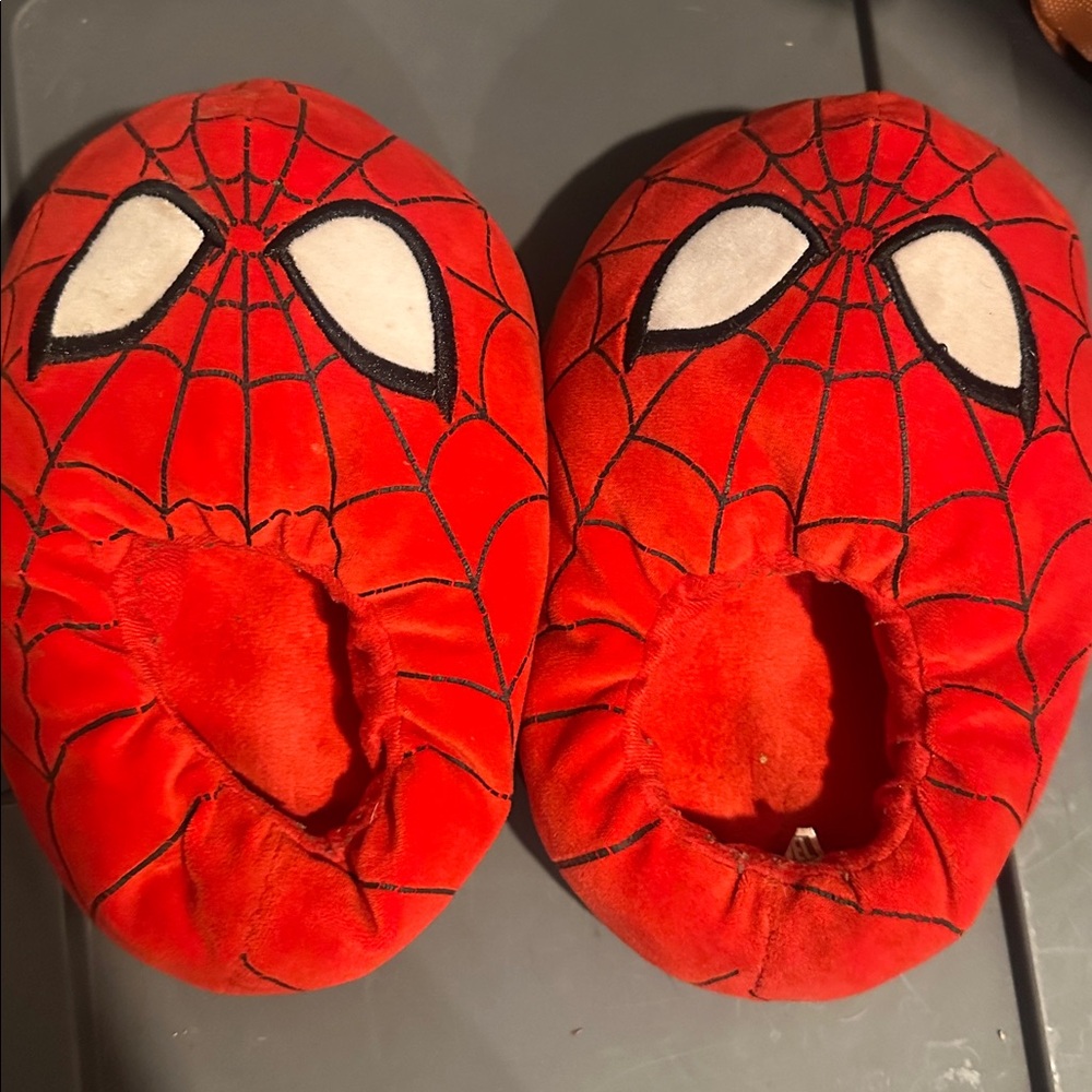 Spiderman Red Kids Slippers